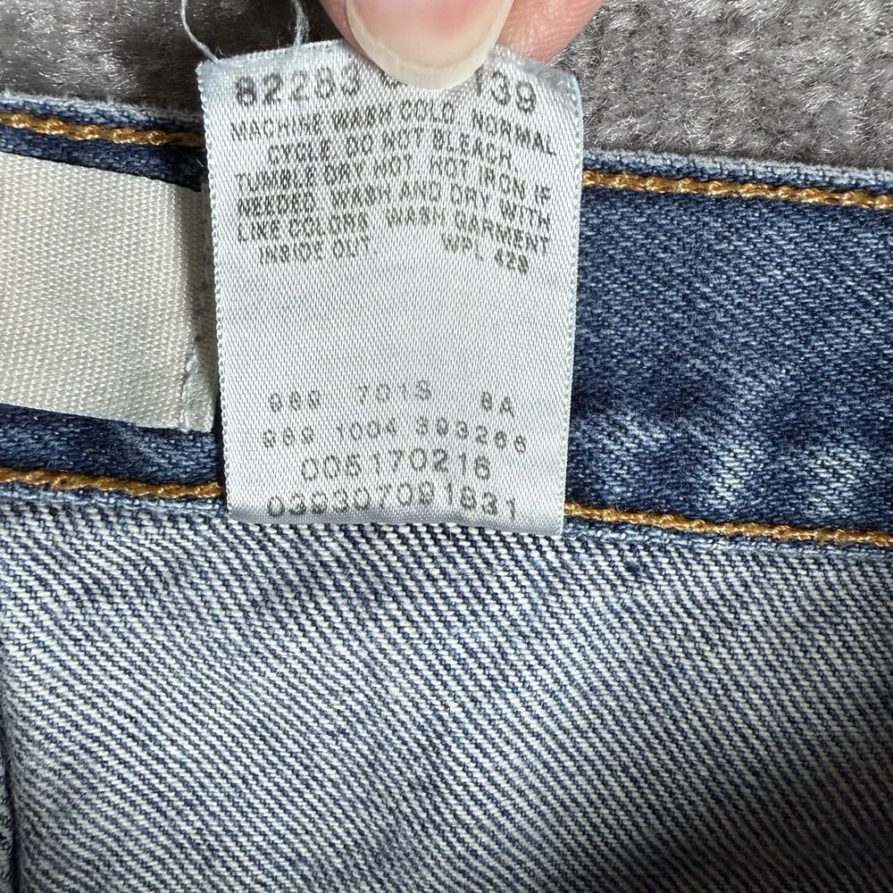 Y2K VTG‎ Levi's 517 Jeans Men's 36x30 (Fits 34x30) Blue Denim Distressed Bootcut